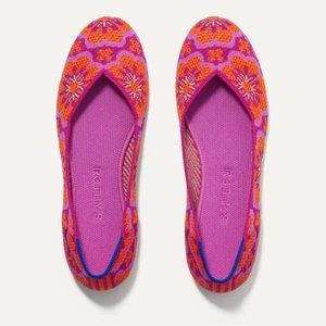 *SOLDOUT* Brand NEW in BOX ROTHY's "lotus burst" flat--- Unicorn. So Mod.
